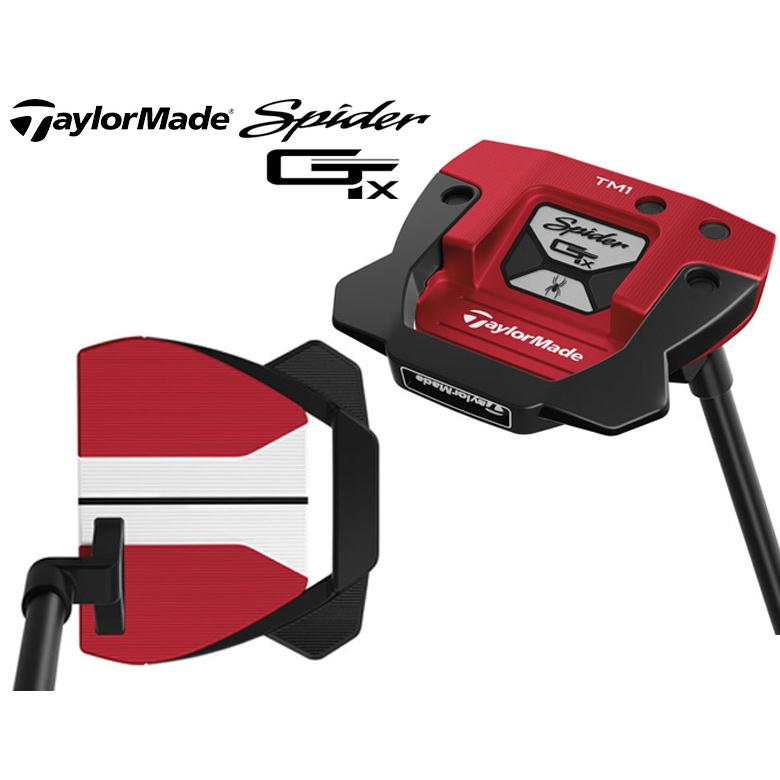 テーラーメイド ゴルフ スパイダーGTX レッド トラスヒール パター KBS 120 BLACK STEPPED スチールシャフト TaylorMade Spider GTX RED Truss TM1｜atomic-golf｜02