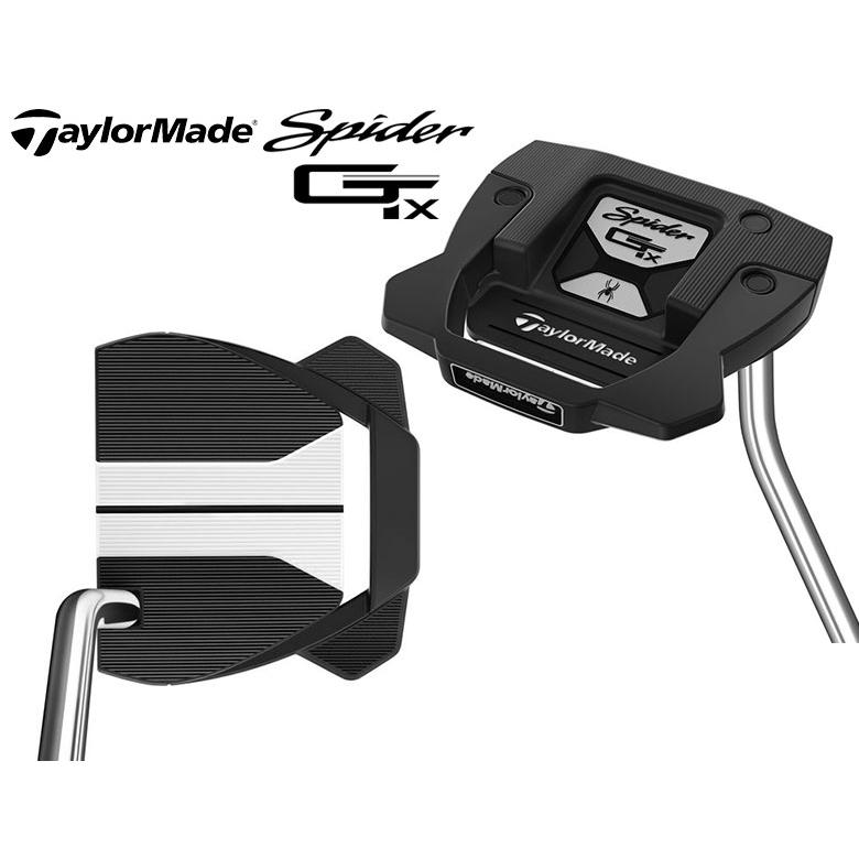 テーラーメイド ゴルフ スパイダー GT X ブラック シングルベンド パター KBS 120 CHROME STEPPED スチールシャフト TaylorMade Spider GTX BK SB｜atomic-golf｜02