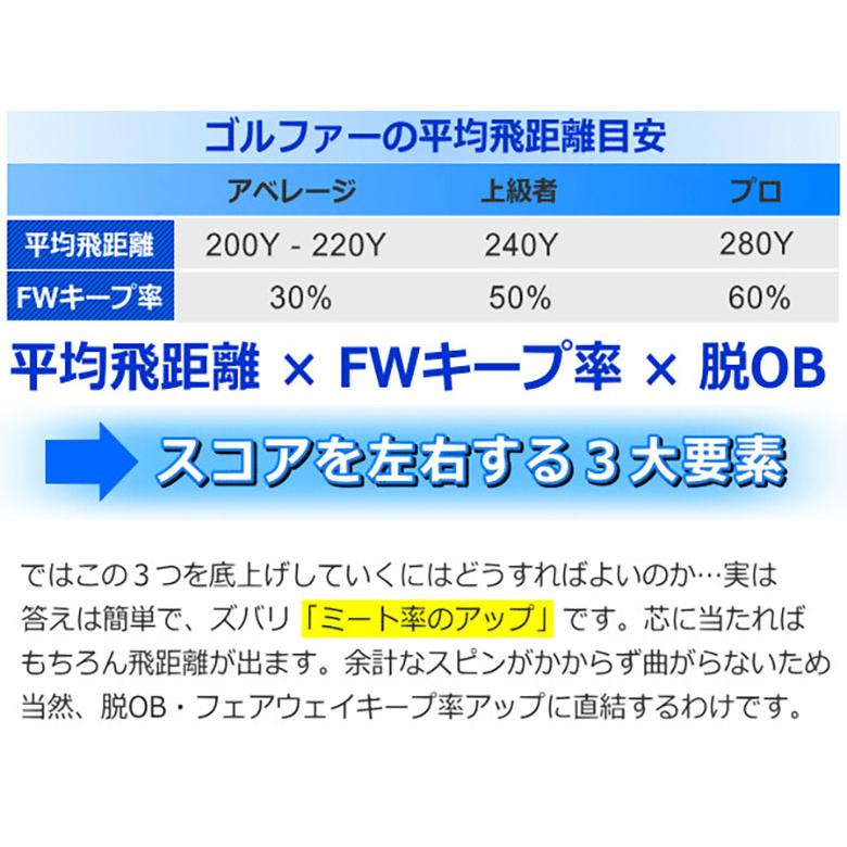 「高反発ドライバー」パワービルト ゴルフ 短尺 RT 530cc 大型チタンヘッド ドライバー オリジナル カーボンシャフト 41.5インチ 43インチ 非適合 POWERBILT｜atomic-golf｜10