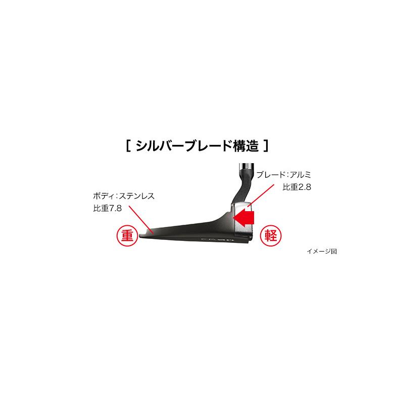 PRGR（プロギア） 05OS シルバーブレード センター パター スチール