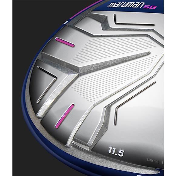 「レディース/高反発ドライバー」マルマン ゴルフ NEW SG ドライバー IMPACT FIT m230 カーボンシャフトの画像