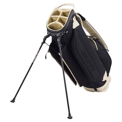 ルコック ゴルフ QQBWJJ00 リジューム スタンド キャディバッグ ゴルフバッグ le coq sportif RIJOUME BK00 GY00 ルコック ゴルフ キャディバッグ ゴルフバッグ グレー 合成皮革 PU加工