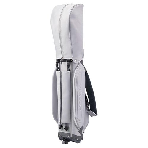 ルコック ゴルフ QQBWJJ00 リジューム スタンド キャディバッグ ゴルフバッグ le coq sportif RIJOUME BK00 GY00 ルコック ゴルフ キャディバッグ ゴルフバッグ グレー 合成皮革 PU加工