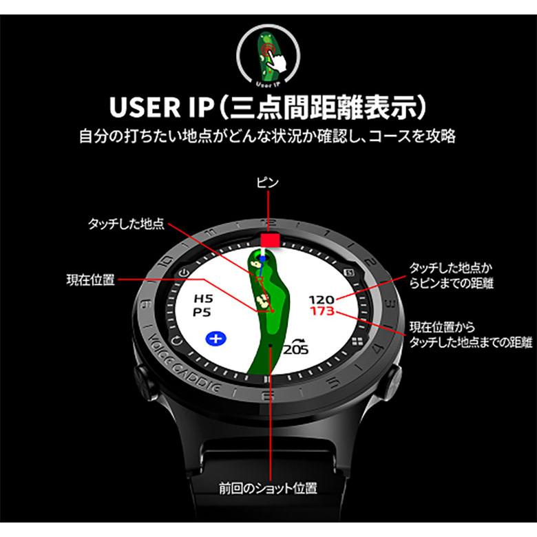 VOICE CADDIE（ボイスキャディ） A3 腕時計型 GPSナビ ブラック : テレ