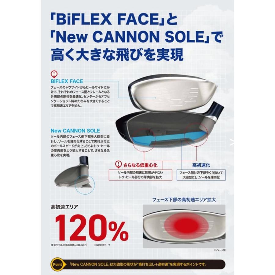 「25・26日限定！最大5，000円引きクーポン！」「レフティー/左用」ダンロップ ゼクシオ13 ネイビー ユーティリティー ゼクシオ MP1300 カーボンシャフト_5