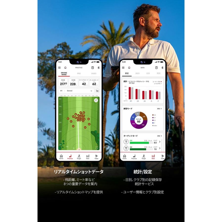 VOICE CADDIE（ボイスキャディ） SWING CADDIE SC4 弾道測定器 : テレ