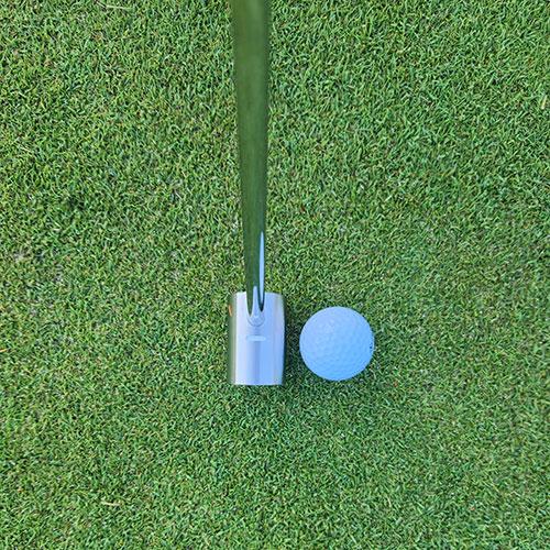 トゥルーロール ゴルフ TR-iii センターシャフト シルバーサテン仕上げ ミニ パター Tru-Roll Golf Putter パター練習｜atomic-golf｜05