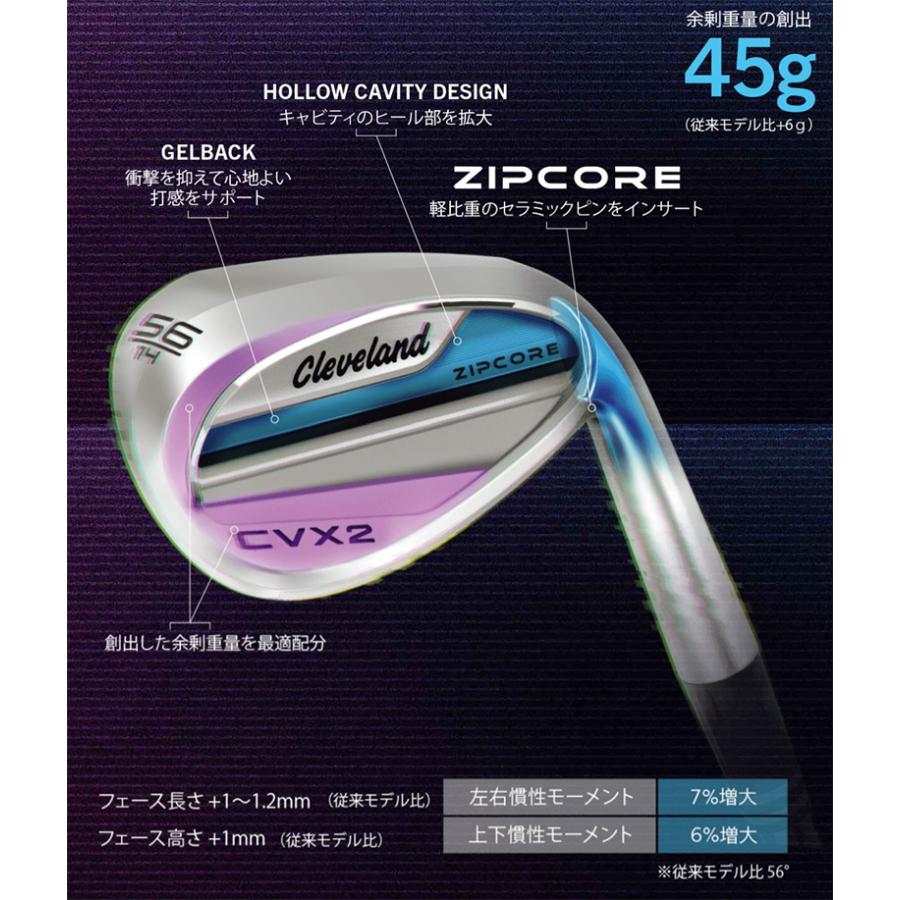 クリーブランド CVX2 ZIPCORE ウェッジ ダイナミックゴールド 95 スチールシャフト Cleveland｜atomic-golf｜08