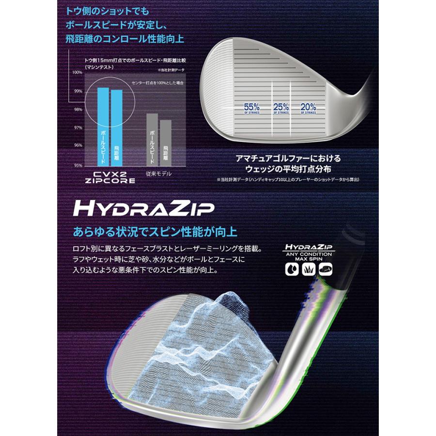 「送料無料」クリーブランド ゴルフ CVX2 ジップコア ウェッジ ディアマナ for CG II カーボンシャフトの画像