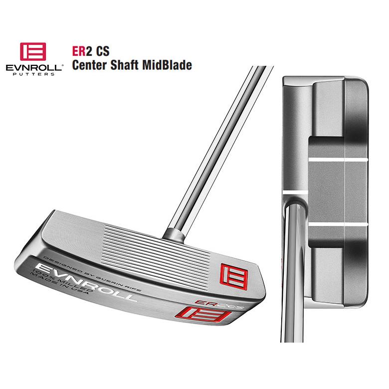 イーブンロール ゴルフ ER2CS ミッドブレード パター センターシャフト