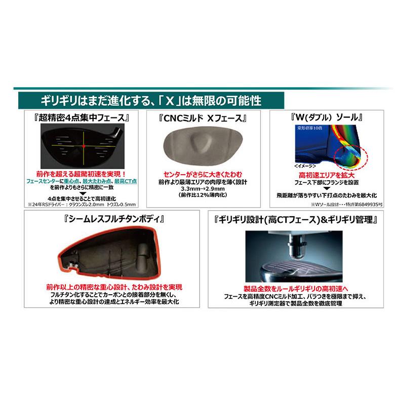 RS プロギア RSX MAX ドライバー TENSEI FOR PRGR カーボンシャフト