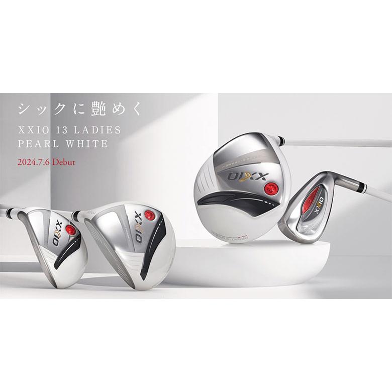 女性】【数量限定：パールホワイト】ゼクシオ13⭐4番ウッド 18° 【L