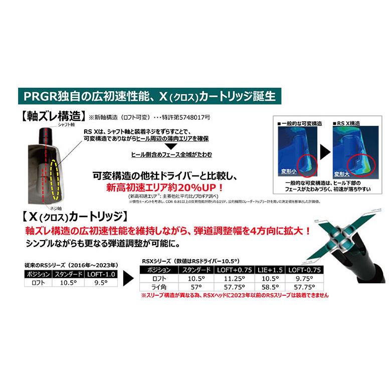 PRGR（プロギア） 「カスタムスペック/Xシャフトのみ」プロギア ゴルフ