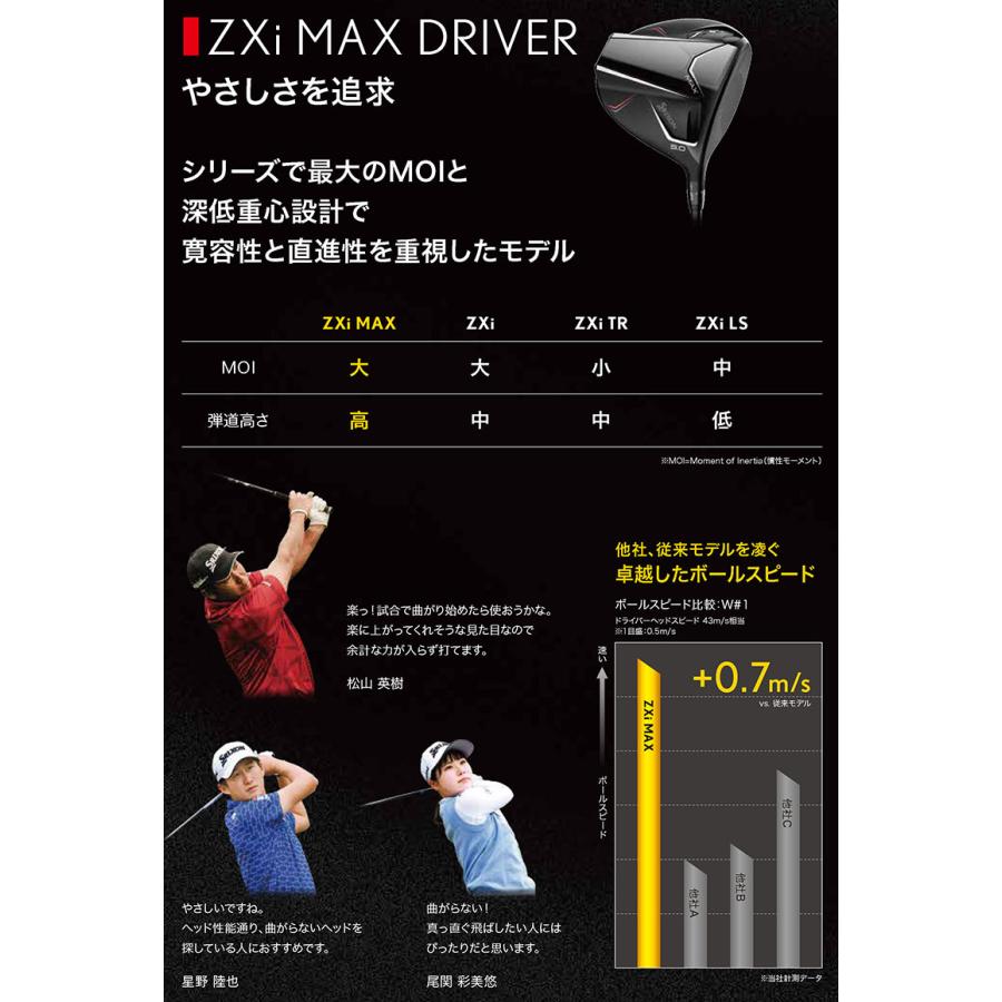 ZXi ダンロップ スリクソン MAX ドライバー Diamana 50
