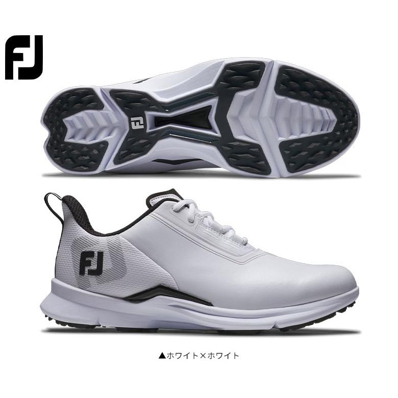 フットジョイ フューエル LACED 55419 スパイクレス ゴルフシューズ ホワイト×ホワイト FootJoy（フットジョイ） フューエル LACED 55419 スパイクレス ゴルフ