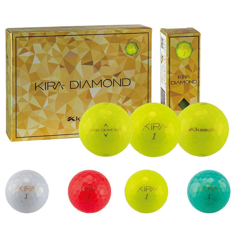 キャスコ KIRA DIAMOND ゴルフボール 2ダースセット kasco（キャスコ） 「送料無料」キャスコ キラ ダイヤモンド2 ゴルフ