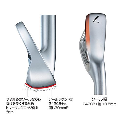 アイアンセット 258CBP ブリヂストンスポーツ 「カスタムスペック」ブリヂストン 258CBP