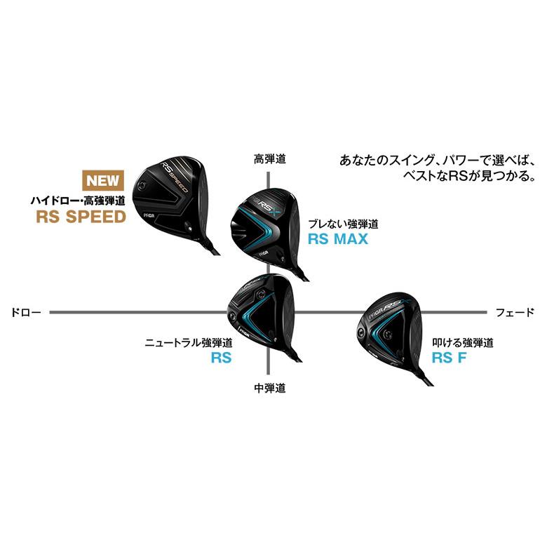 RS プロギア SPEED ドライバー SPEEDER NX FOR PRGR カーボンシャフト