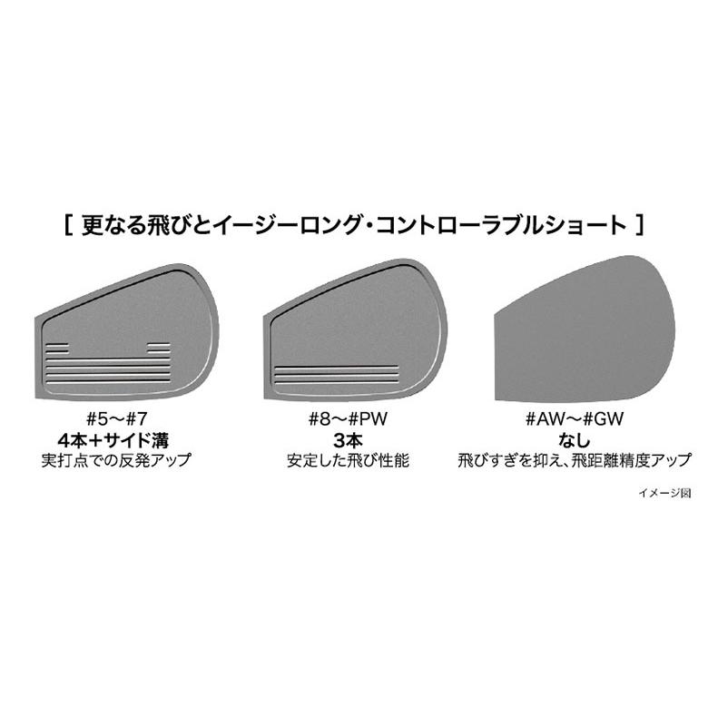 プロギア 03 アイアンセット 5本組(7-P,A) Diamana M FOR PRGR カーボンシャフトの画像