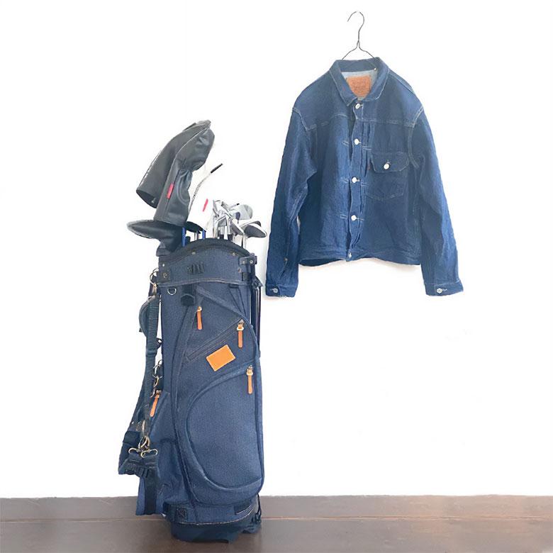 ラヘラ ゴルフ L-510 デニム スタンド キャディバッグ : テレ東