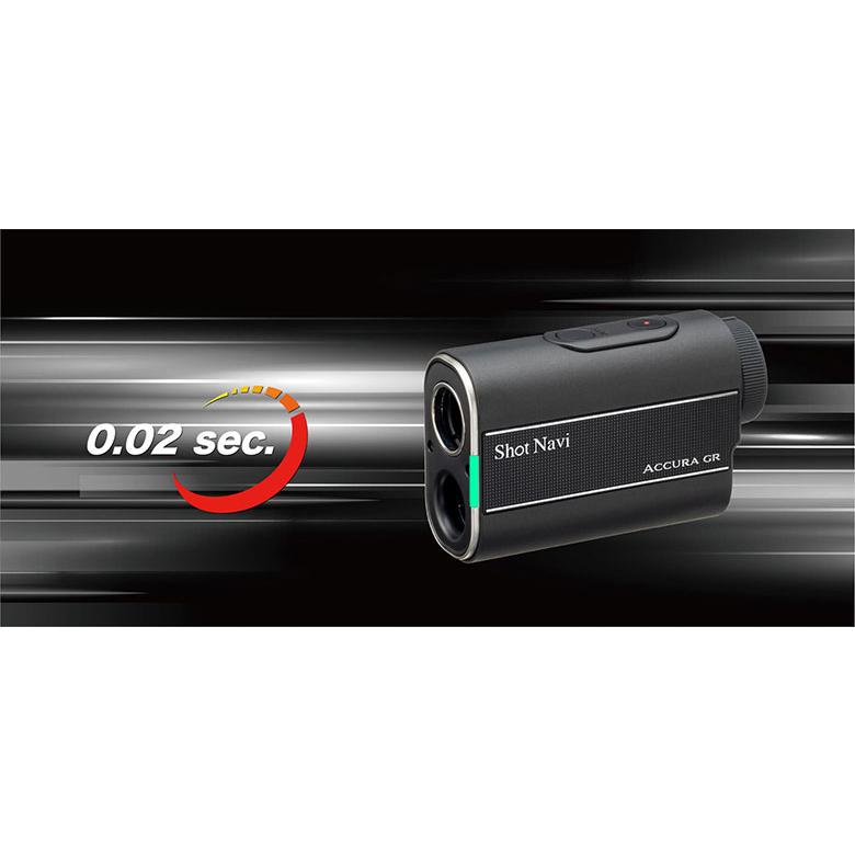 Shot Navi ショットナビ　距離計　ACCURA-GR Black ゴルフ用距離計測器“Shot Navi”のサブブランド 「Shot Navi