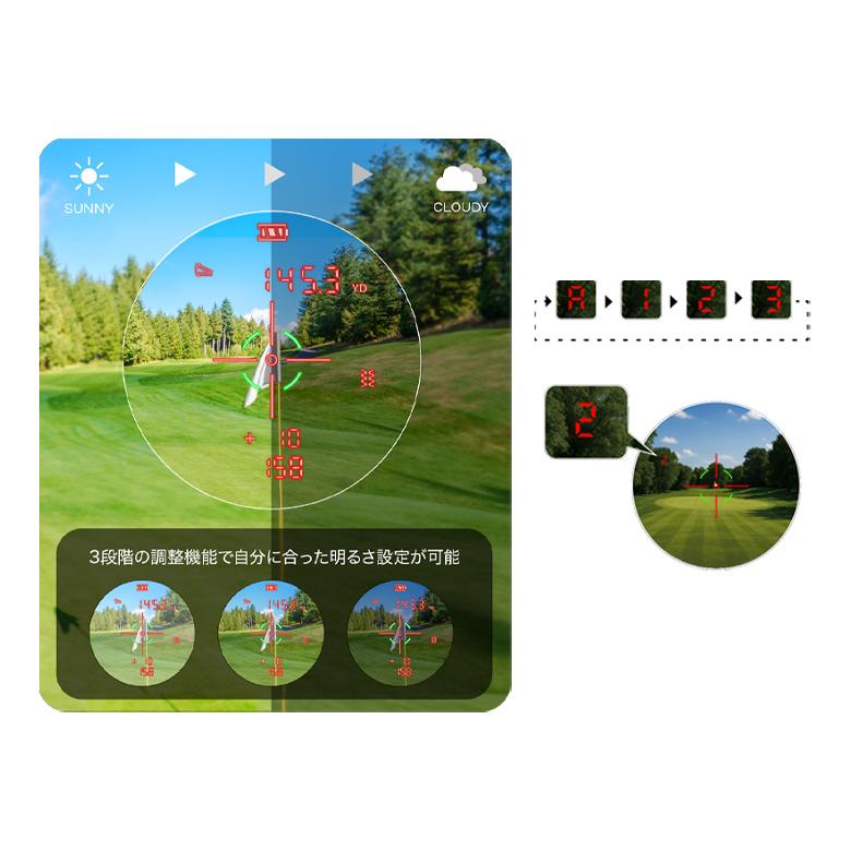 ShotNavi（ショットナビ） Laser Sniper RAYS GR+ レーザー距離計
