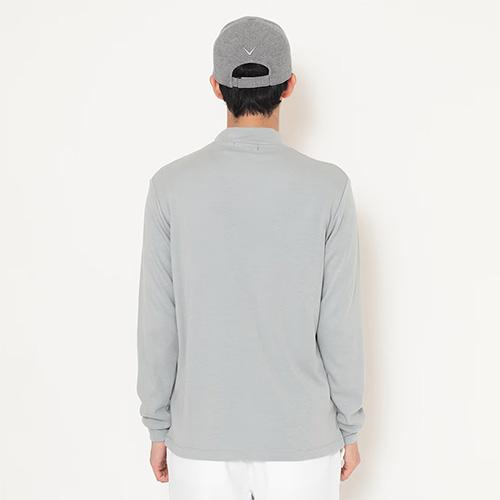 キャロウェイ 冬用 長袖 厚手 ポロシャツ 裏起毛 グレー 柄 LLサイズ Callaway（キャロウェイ） 送料無料 【 Callaway 】 訳あり メンズ 裏