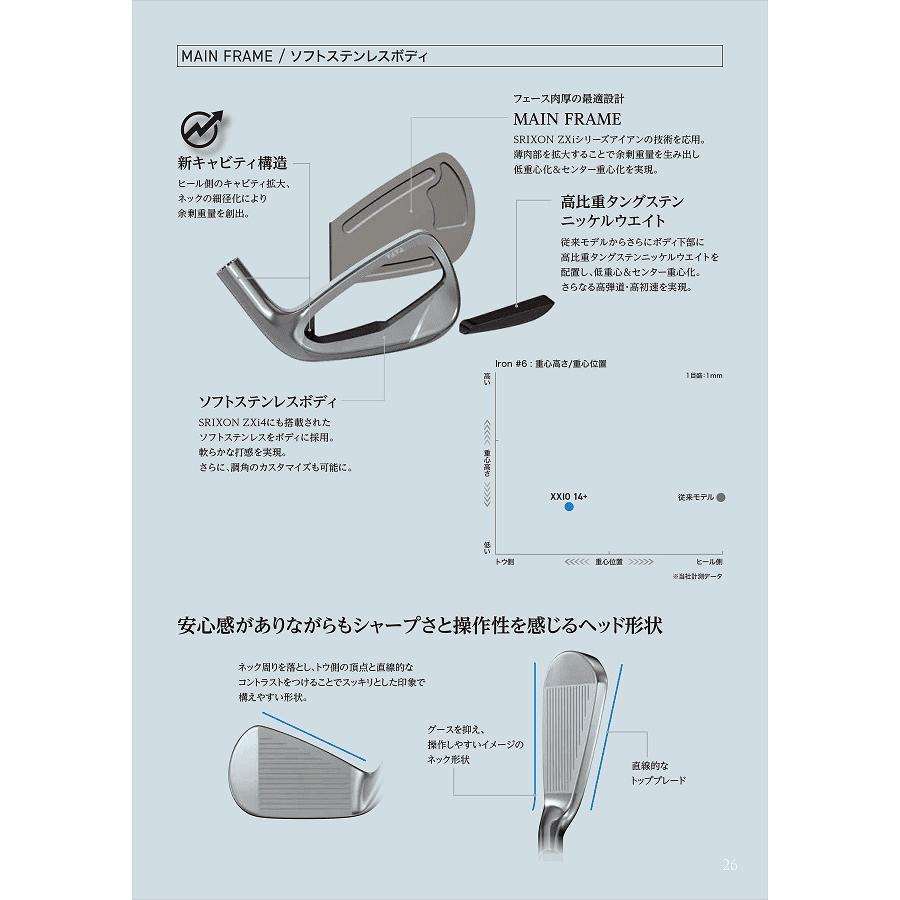 DUNLOP（ダンロップ） ゼクシオ14+ アイアンセット 5本組(6-P) SPEEDER