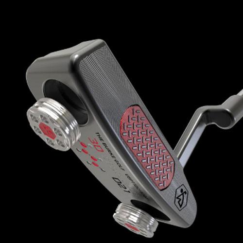 バーク ゴルフ 3D Gecko D21 プランバーズ ネック パター シルバー