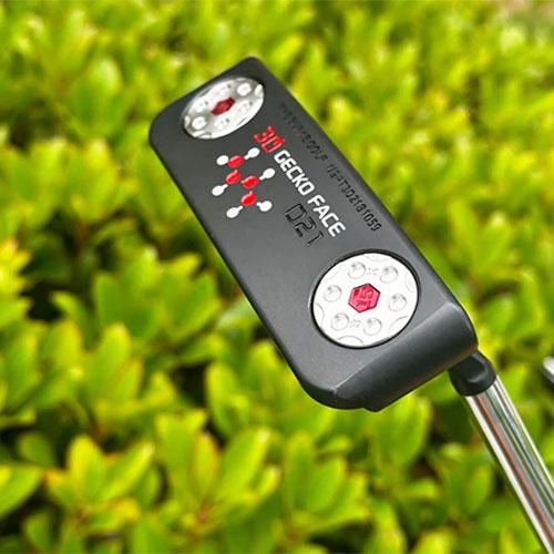 バーク ゴルフ 3D Gecko D21 プランバーズ ネック パター シルバー