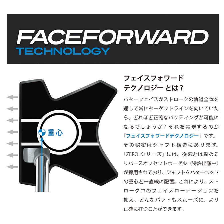 イーブンロール ZERO Series Z1 Black High MOI マレット パター