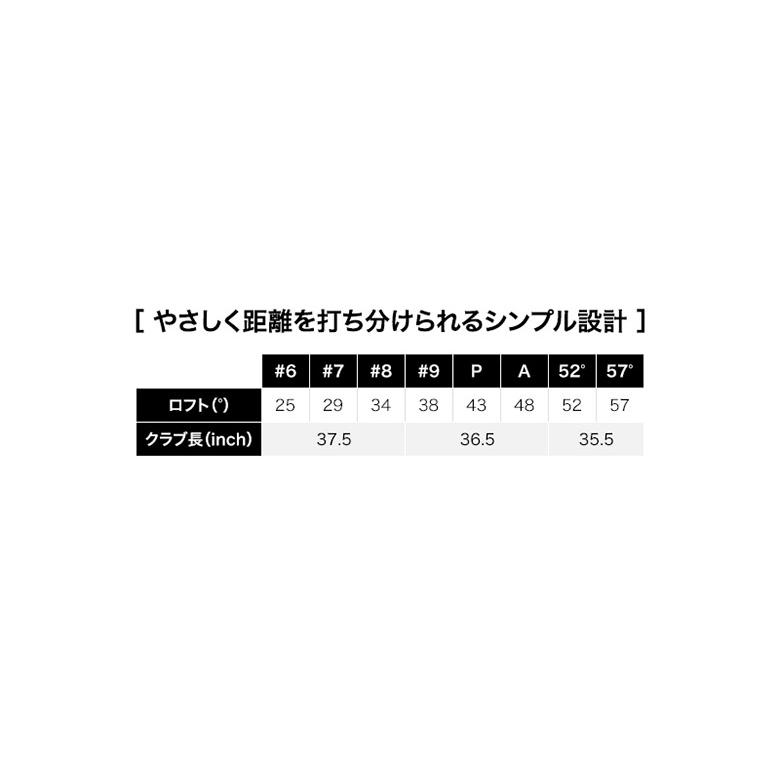PRGR（プロギア） 05 アイアンセット 8本組(6-P,52度,57度) MCI FOR