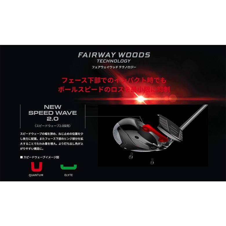 [25％オフクーポン発行中］「レディース」キャロウェイ クアンタム マックス ファスト フェアウェイウッド SPDSTAR 40 LDY カーボンシャフトの画像