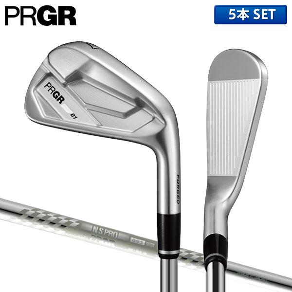 PRGR アイアンセット 5-P 6本セット PRGR（プロギア） 01 アイアンセット 5本組(6-P) スペックスチール Ver