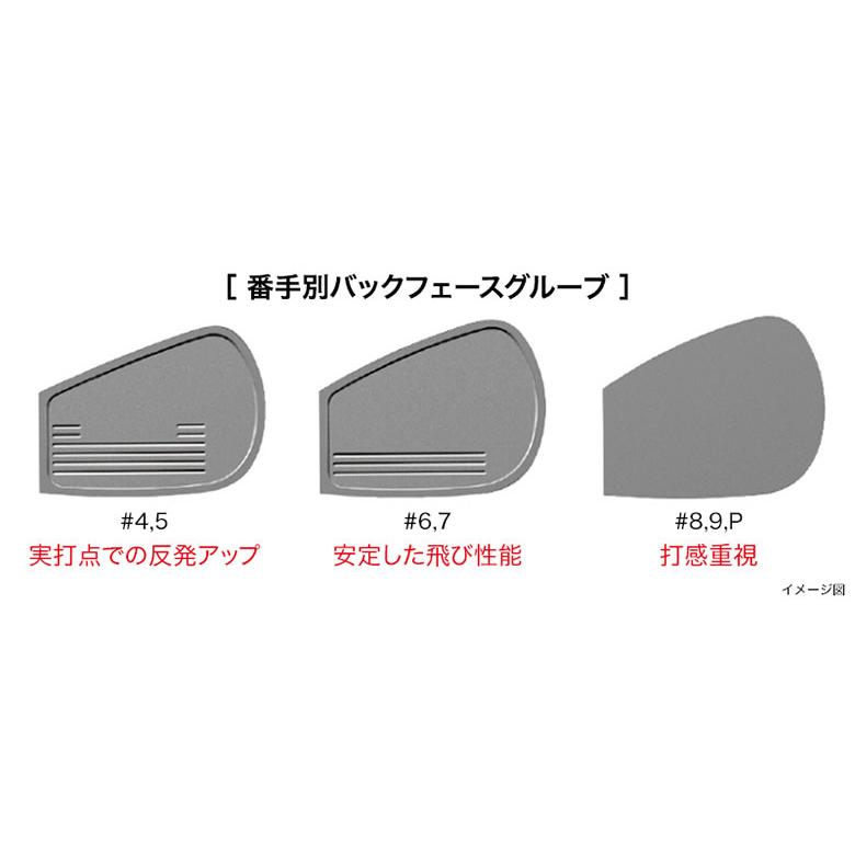 PRGR（プロギア） 02 アイアンセット 5本組(6-P) ディアマナ M FOR