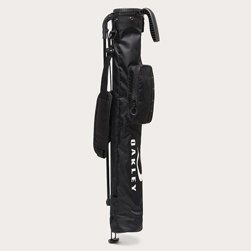 OAKLEY ブラック ゴルフバッグ スタンド式　練習場にて4回使用 オークリー OAKLEY クラブケース スタンド 自立 ゴルフ 練習用