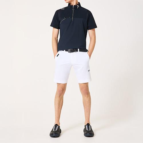 オークリーゴルフ OAKLEY【Ｌ】セットアップ モックネック＆ショートパンツ OAKLEY（オークリー） 「送料無料」オークリーゴルフ スカル モック