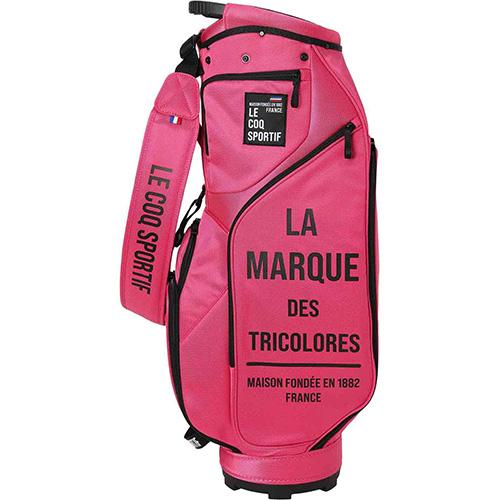le coq sportif GOLFキャディバッグ アトミックゴルフ別注カラー ルコック シューズ収納ポケット付き カート キャディバッグ LG6FCB03U