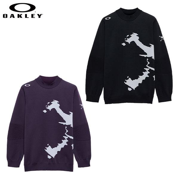 OAKLEYスカル　モックネック ブラック2XL OAKLEY（オークリー） 「送料無料」オークリー スカル モックネック
