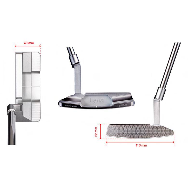 リンクス マスターモデル AG パター オリジナルスチールシャフト ピン型 ワイドピン型 | Lynx | 06