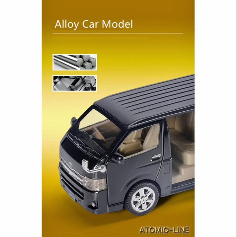 トヨタ（TOYOTA） ハイエース 全2色 ミニカー 1/32 ライト点灯