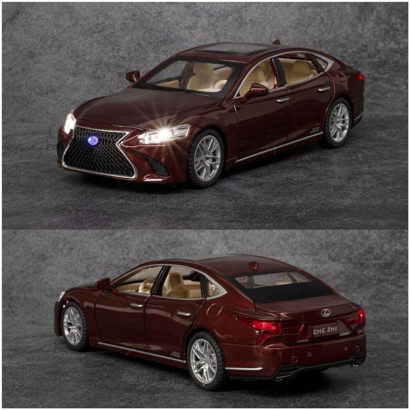トヨタ レクサス LEXUS LS500 1/32 ミニカー 全3色 ライト点灯