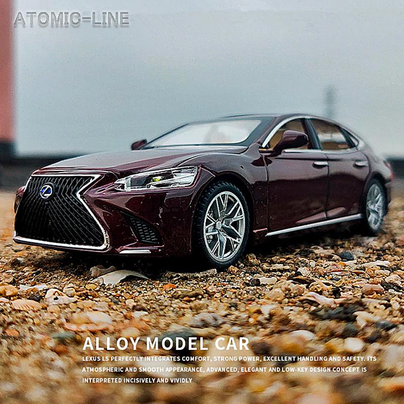 レクサスLS ミニカー トヨタ レクサス LEXUS LS500 1/32 ミニカー 全3色 ライト点灯