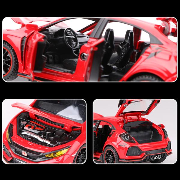 ホンダ（HONDA） シビック タイプR ミニカー 1/32 全6色 ライト点灯