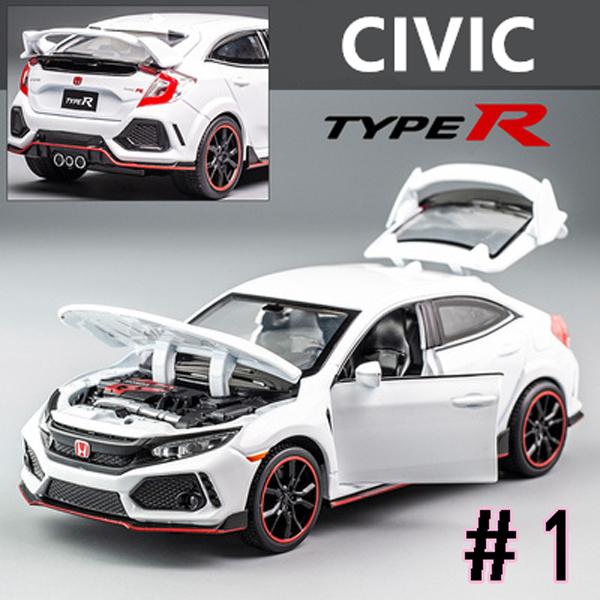 ホンダ HONDA シビック タイプR ミニカー 1/32 全6色 ライト