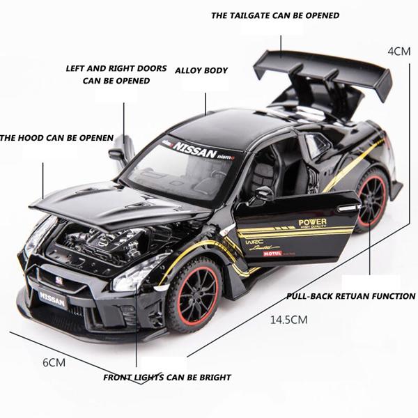 MINI GT 日産 R35 GT-R nismo　スーパーGT 2台セット NISMO 日産 GTR ニスモ R35 スーパーGT 1/32 ミニカー 全3色