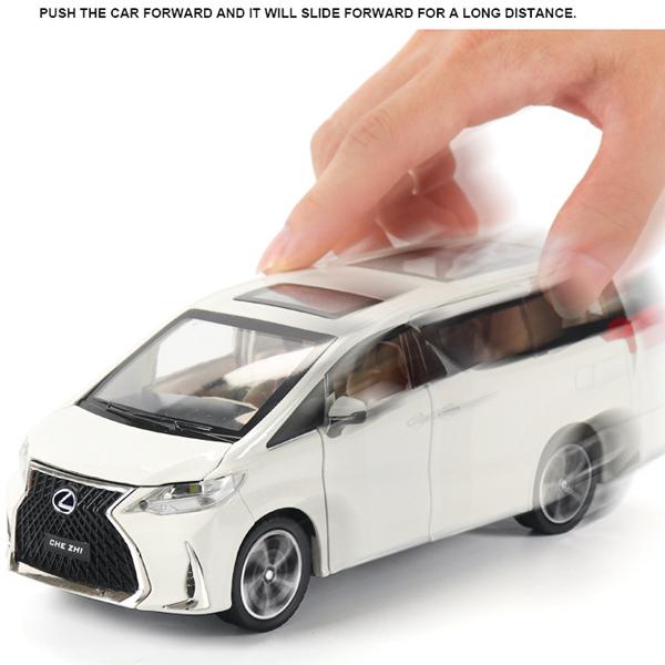 トヨタ レクサス LEXUS LM300H 1/24 ミニカー 全2色 ライト点灯