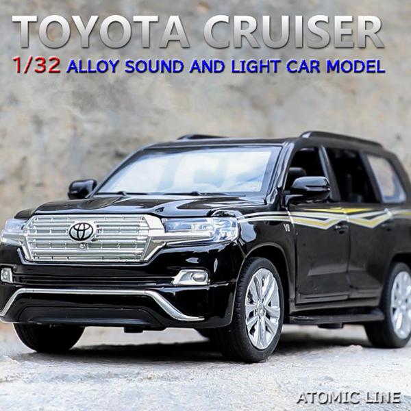 トヨタ ランドクルーザー 1/32 ミニカー全4色 ライト点灯