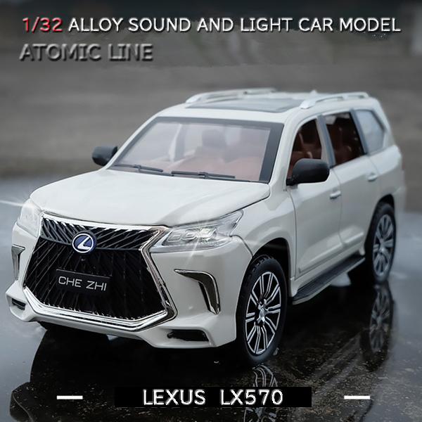 トヨタ レクサス LX570 1/24 ミニカー 全5色 ライト点灯