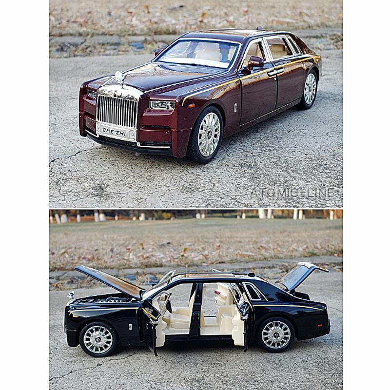 ロールスロイス ファントム 1/24 ミニカー 全3色+2 ライト点灯 ロールスロイス ファントム 1/24 ミニカー 全3色+2 ライト点灯